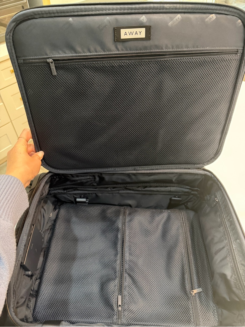 AWAY Softside Carry-On in Jet Black - Picture 9 of 16